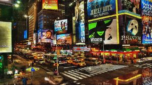 PCC difuzează propagandă despre Xinjiang în Times Square